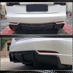 Tesla Model 3 2016-2023 Rear Bumper Diffuser Carbon Fiber/FRP