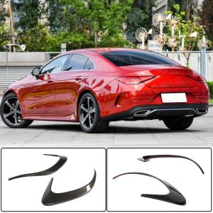 For Mercedes Benz CLS Class C257 Sport CLS53 AMG Sedan 18-20 Carbon Fiber Rear Bumper Air Fender Vent Fins