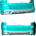 BMW G05 X5 LCI M-Sport 2023-2024 Rear Bumper Lip Carbon Fiber