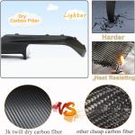 F93 Dry Carbon Fiber Rear Bumper Diffuser Compatible with BMW F93 M8 Gran Coupe Sedan 4-Door 2019-2022 Auto Lower Bumper Lip Spoiler Body Kit Factory Outlet