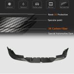 BMW 3 Series G20 320i 330i M Sport M340i 2019-2022 Front Bumper Lip Carbon Fiber