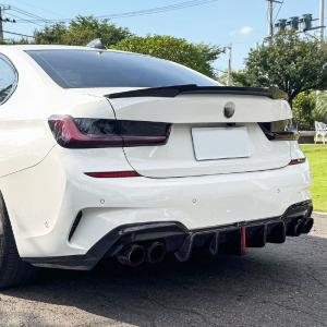 BMW 3 Series G20 G80 M3 2019+ Rear Trunk Spoiler Dry Carbon Fiber