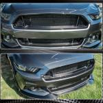 Ford Mustang Coupe Convertible 2-Door 2015-2017 Front Grille Carbon Fiber