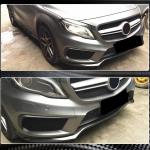 Mercedes Benz X156 GLA45 2015-2016 Front Bumper Lip Carbon Fiber