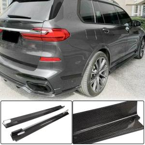 BMW X7 G07 M Sport M50i 2019-2023 Side Skirts Carbon Fiber