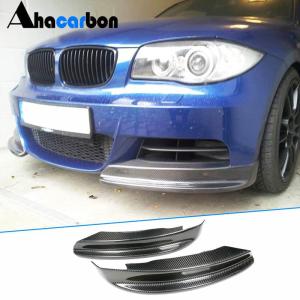 BMW 1 Series E82 E88 120i 125i 130i 135i M Sport 2008-2013 Front Bumper Splitters Carbon Fiber