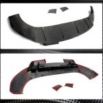 Porsche Cayenne 2018-2021 Front Bumper Lip Carbon Fiber