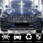 Mercedes Benz X253 GLC300 GLC300e Sport 2020UP Front Bumper Lip Carbon Fiber