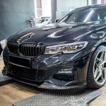 BMW 3 Series G20/G28 M Sport M340i 320i 330i Front Bumper Lip Carbon Fiber/FRP 2019–2023