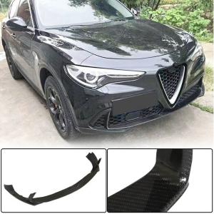 Alfa Romeo Stelvio 2017-2026 Front Bumper Lip Carbon Fiber/FRP