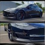 Tesla Model 3 2016-2022 Front Bumper Lip Carbon Fiber