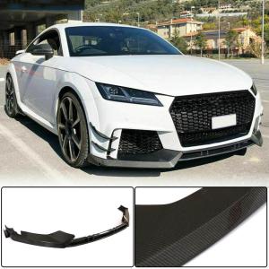Audi TT RS 8S MK3 2016-2019 Front Bumper Lip Carbon Fiber