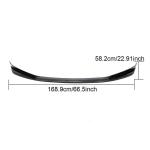 Cadillac ATS Base 2015-2017 Front Bumper Lip Carbon Fiber
