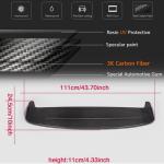 Volkswagen VW Golf 7 7.5 MK7 MK7.5 GTI R 2014-2019 Rear Roof Spoiler Carbon Fiber
