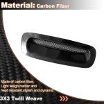 Real Carbon Fiber Front Hood Scoop Vents Compatible with BMW Mini Cooper S F56 2006-2013 Engine Hood Air Intake Vent Trim Acessories