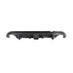Infiniti Q50 2014-2017 Rear Bumper Diffuser With LED Brake Light Glossy Black ABS