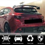 Mazda 3 / Axela Hatchback Low-Profile Rear Roof Spoiler Carbon Fiber/FRP 2014–2019