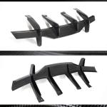 Chevrolet Corvette C8 2020-2022 Rear Bumper Diffuser with Splitters Carbon Fiber