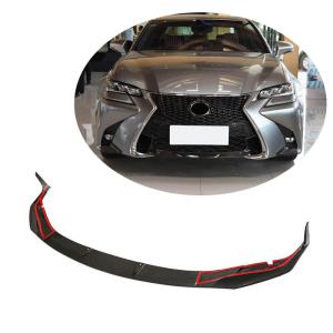 Lexus GS F Base L10 2016-2020 Front Bumper Lip Carbon Fiber