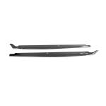 2020–2021 Audi S5 Sportback B9.5 Carbon Fiber Side Skirt Extensions with Rear Fins