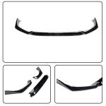 Gloss Black Front Lip Spoiler Compatible with Honda Accord 11th 2025UP PP Front Lip Splitter Air Dam Bumper Protection Spoiler Splitter 3PCS
