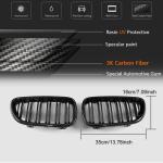 BMW 2 Series F22 F23 F87 M2 2014-2019 Dual Slats Front Grille Carbon Fiber
