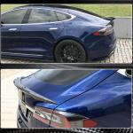 Tesla Model S 2012-2024 Rear Trunk Spoiler Carbon Fiber/FRP