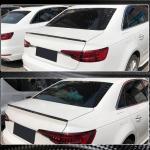 Audi A4 Sline S4 B9 B9.5 Sedan 2017-2023 Rear Trunk Spoiler Carbon Fiber