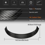 Tesla Model 3 Sedan 4-Door 2016-2022 Rear Trunk Spoiler Carbon Fiber