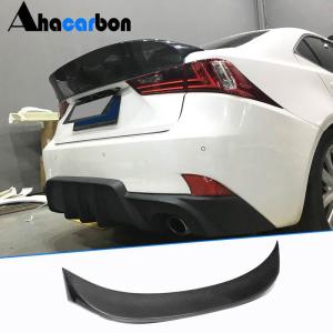 Lexus IS200t IS250 IS300 IS350 IS F Rear Trunk Spoiler Carbon Fiber