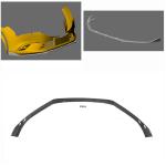 Mazda 6 Atenza Sedan 2017-2019 Front Bumper Lip Carbon Fiber