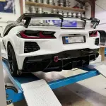 Chevrolet Corvette C8 Stingray 2020-2022 Rear Bumper Splitters Carbon Fiber/FRP