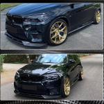 BMW X5M F85 X6M F86 2015-2019 Front Bumper Lip Carbon Fiber