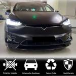 Tesla Model X 2016-2020 Front Bumper Lip Carbon Fiber