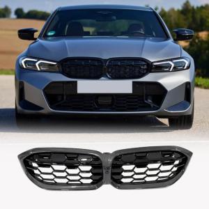 BMW 3 Series G20 G28 320i 330i Sedan 4-Door 2023-2025 Carbon Fiber+ABS Front Hood Kidney Grill