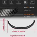 Audi R8 V8 V10 GT Pre-facelift 2008-2015 Front Bumper Lip Carbon Fiber