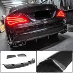 Mercedes Benz CLA Class W117 C117 CLA45 AMG Pre-facelift 2013-2016 Rear Bumper Diffuser Carbon Fiber