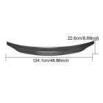 Audi A6 C8 Base/Sline S6 Sedan 2019UP Rear Trunk Spoiler Carbon Fiber