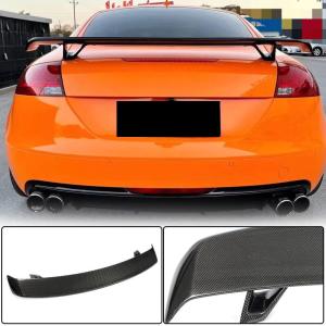Audi A5 B8 A6 C6 A7 S7 RS7 TT MK2 8J TTS 2008-2011 Rear Trunk Spoiler Carbon Fiber