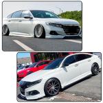 White Pearl Front Bumper Lip for Honda Accord 2021-2022 ABS | Auto Front Chin Spoiler Splitter Protector 3PCS