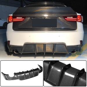 Lexus IS F 13-14 IS200t IS250 IS300 IS350 F Sport 13-16 Sedan Rear Bumper Diffuser Carbon Fiber