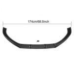 Audi A4 B9 Sedan 2017-2020 Front Bumper Lip Carbon Fiber