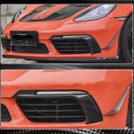 Porsche 718 (982) Boxster Cayman 2016-2019 Fog Light Covers Dry Carbon Fiber/FRP