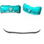 Alfa Romeo Giulia 952 Base 2016-2022 Front Bumper Lip Carbon Fiber