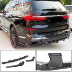 BMW X7 G07 M Sport M50i Rear Bumper Diffuser Carbon Fiber