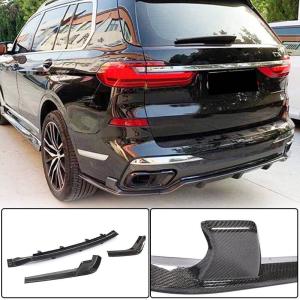 BMW X7 G07 M Sport M50i Rear Bumper Diffuser Carbon Fiber
