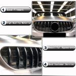 Mercedes Benz W205 Sport 2015-2018 Glossy Black ABS Front Grille