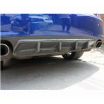 For Maserati Ghibli S Q4 Sedan 14-17 Carbon Fiber Rear Bumper Diffuser Body Kit