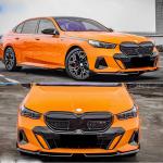 BMW 5 Series I5 G60 M Sport 2024+ Front Bumper Lip Dry Carbon Fiber