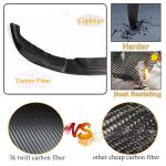 Carbon Fiber Front Lip for BMW G30 5 Series M Sport 4-Door 2017-2019 530i 540i M-tech Bumper Air Dam Lower Chin Splitter Protection Body Kit